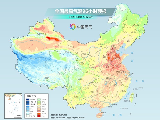 气温(💤)弹射起飞！河北、河南、山东部分地区最高气温将超过38℃